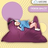 LAZY BAG XL 250L Beanbag Cushion Armchair for Kids & Adults - Violet view 3