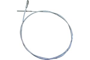 DASPARTS 113721335A 111721335E Clutch Cable (2268mm) For VW BeetleSuper Beetle Karmann Ghia Thing (Bolt 7mm)