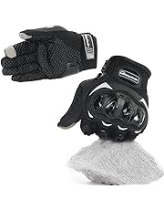 COFIT Guanti da Moto, Touchscreen Pieno Dita Guanti per Corse in Motocicletta, Arrampicata, Escursioni e Altri Sport All'aperto