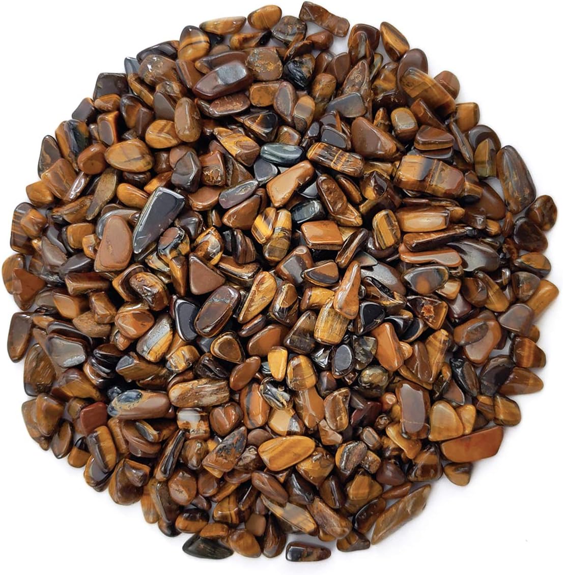 WAYBER Decorative Crystal Pebbles, 1 Lb/460g (Fill 0.9 Cup) Natural Quartz Stones Aquarium Gravel Sea Glass Rock Sand for Fish Turtle Tank/Air Plants Decoration: Home & Kitchen