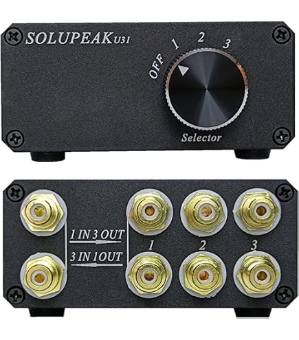 Amazon.com: 2 Zone Speaker Pair High Power Selector Switch