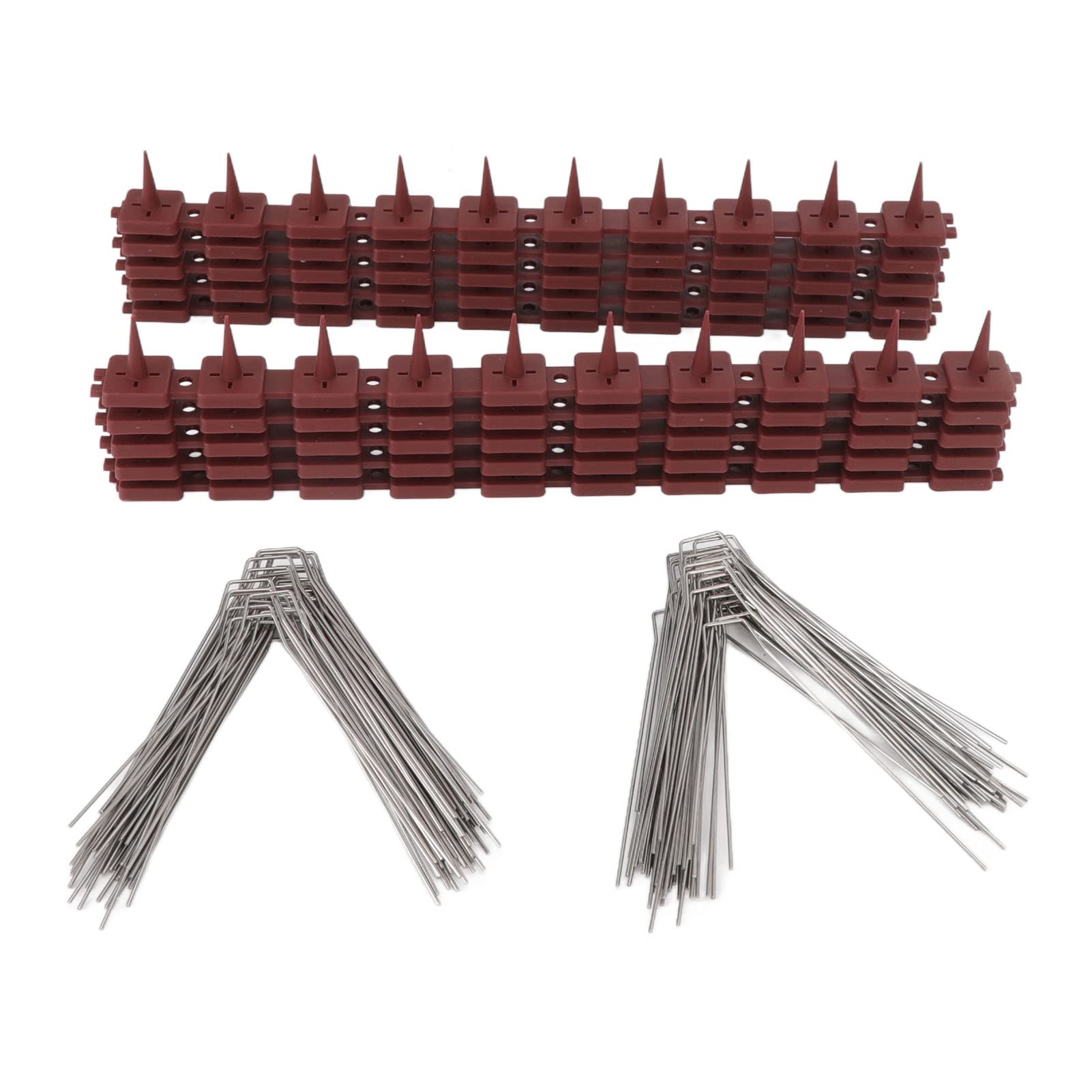 Bird Spikes, 15ft Durable Universal Bird Repellent Spikes (SK430 (2+2))