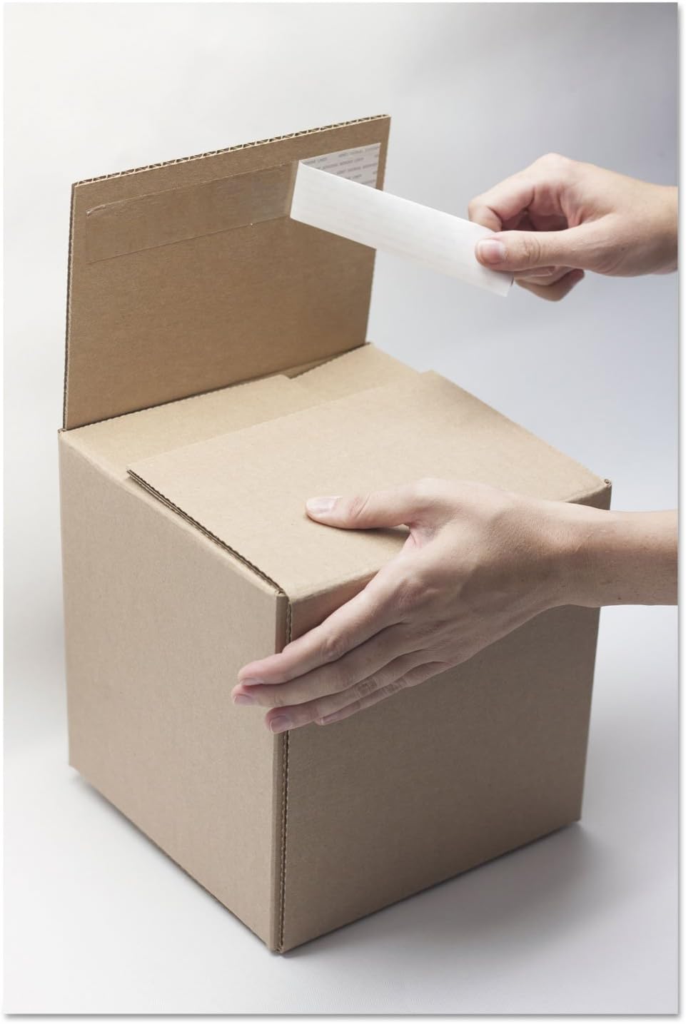 EasyBOX 11103 Self-Sealing Shipping Boxes 10l x 8w x 8h Brown Kraft 8/Carton