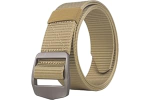 Cavulo Wearstead Belts for Men - Secure Locking Lightweight Double Reinforcement Hole-Free Minimalist Style