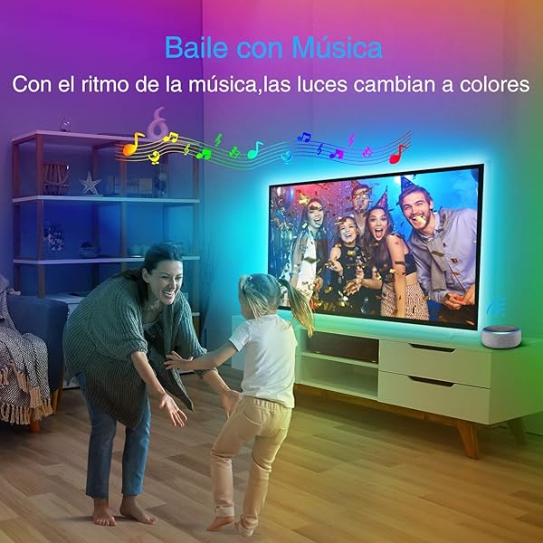 Gosund 2 8Mts Tira Led TVPC Luces LED Wifi USB Control Remoto para Ajustar 16Millones Colores y Brillo Compatible con AlexaGoogle Home Retroiluminacin LED RGB Inteligente Monitor 40 60 Pulgada