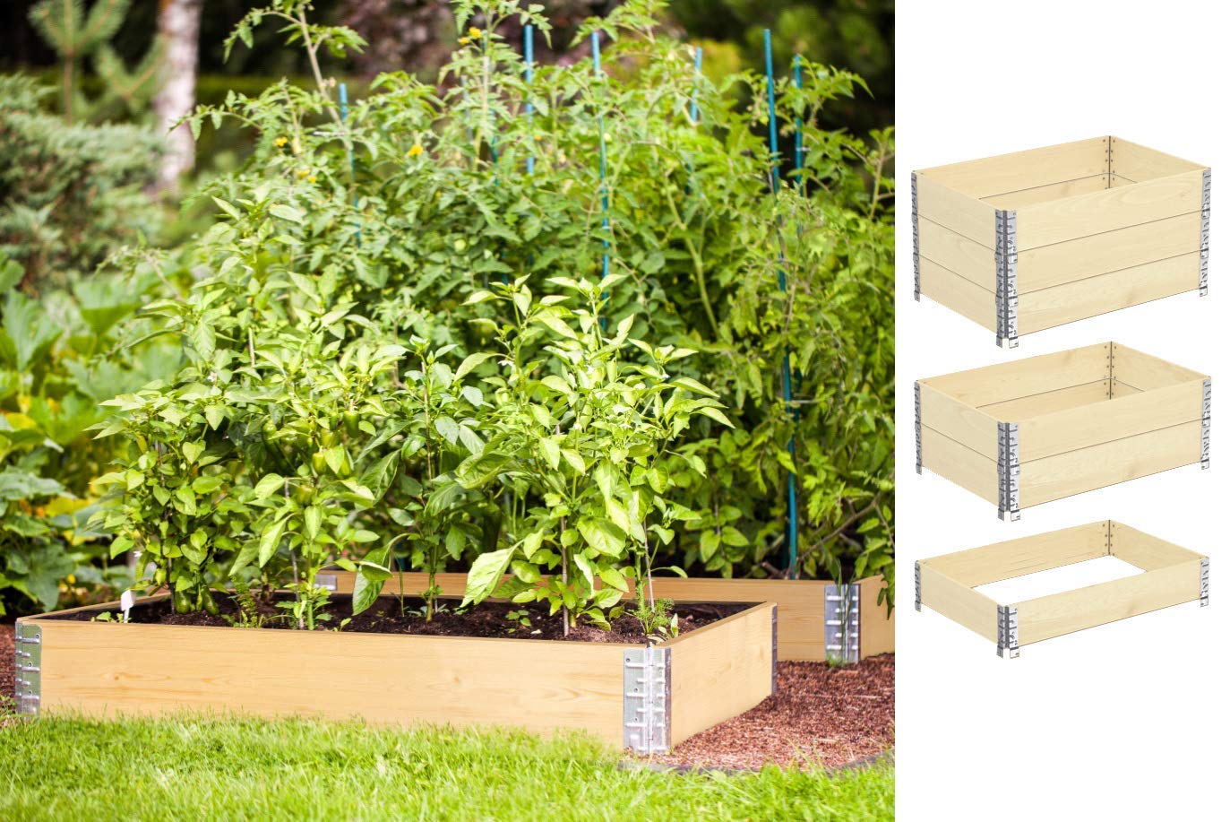 Huerto urbano & Collarines para Palets de Madera & Mesa Cultivo ...