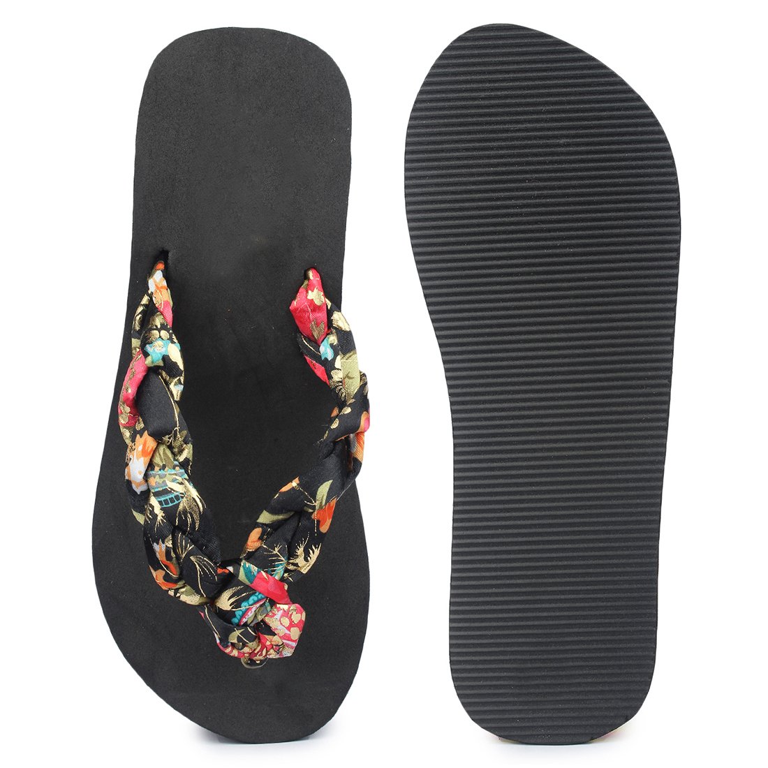 do bhai women's rubber wedges