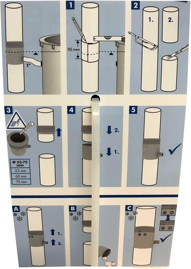 Marley regensammler mit überlaufstop dn 53