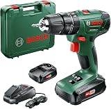 Bosch PSB 1800 LI-2 Cordless Combi Drill 18V 2 Batteries Case
