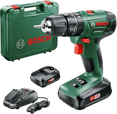 Bosch PSB 1800 LI-2 Cordless Combi Drill 18V 2 Batteries Case