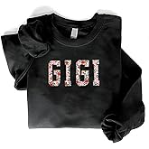 Personalized Embroidered Applique Grandma Sweatshirt Custom Nana Mimi Granny Mamaw Mama Women Gift Mothers Day 2024