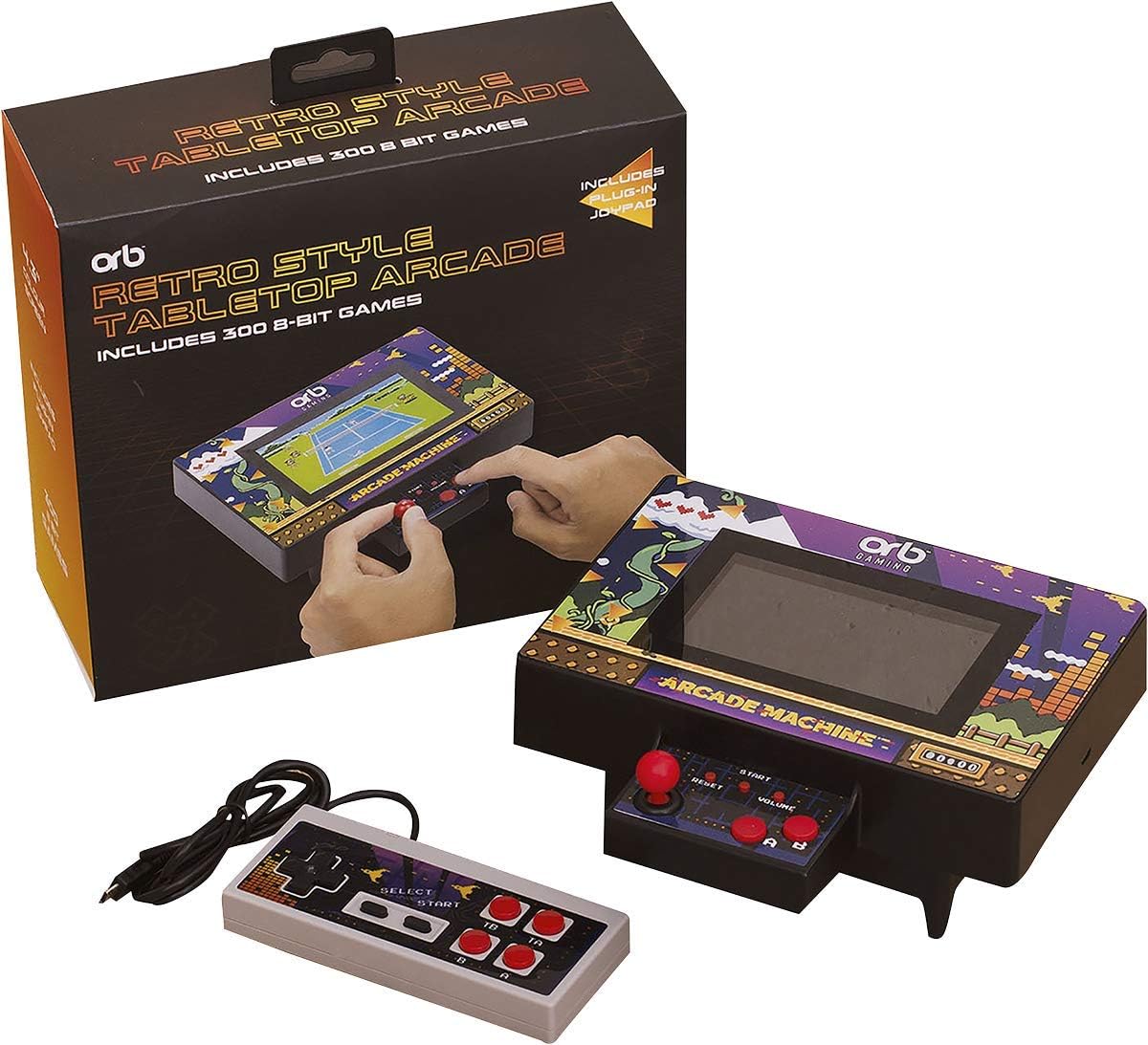 Thumbs Up Orb Retro Tabletop Arcade Machine 300 in 1 LCD screen