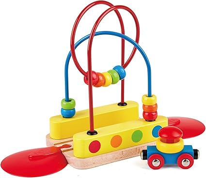 hape wooden bead maze