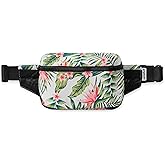 Nomadix Fanny Pack Palms Pink – Lightweight, Water-Resistant Crossbody Bag for Hiking, Festivals, and Travel – Eco-Friendly Recycled Nylon with Key Clip, Dual Pockets, and Secure Storage