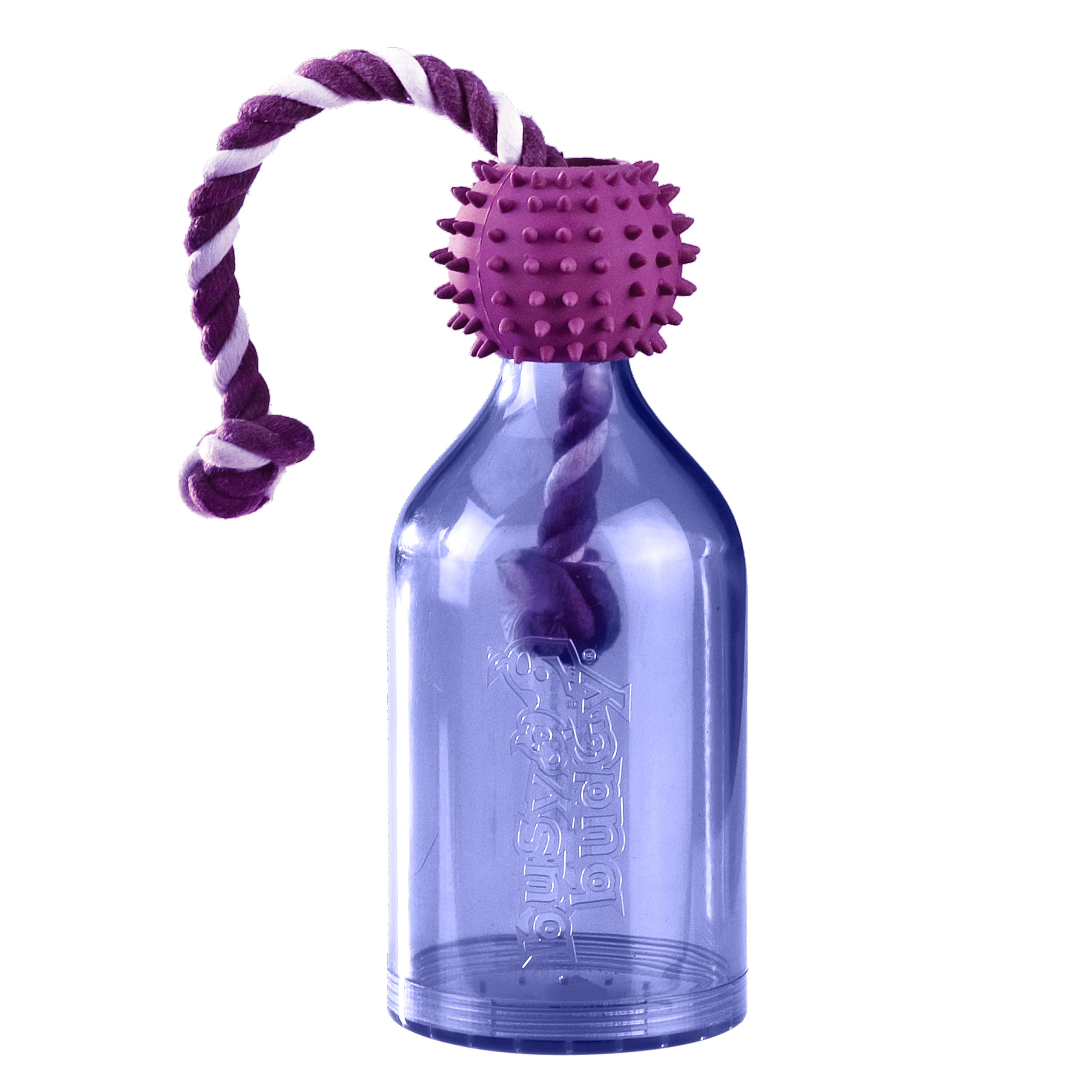 PetSafe Busy Buddy Tug-A-Jug Meal-Dispensing Dog Toy Use with Kibble or Treats,Purple