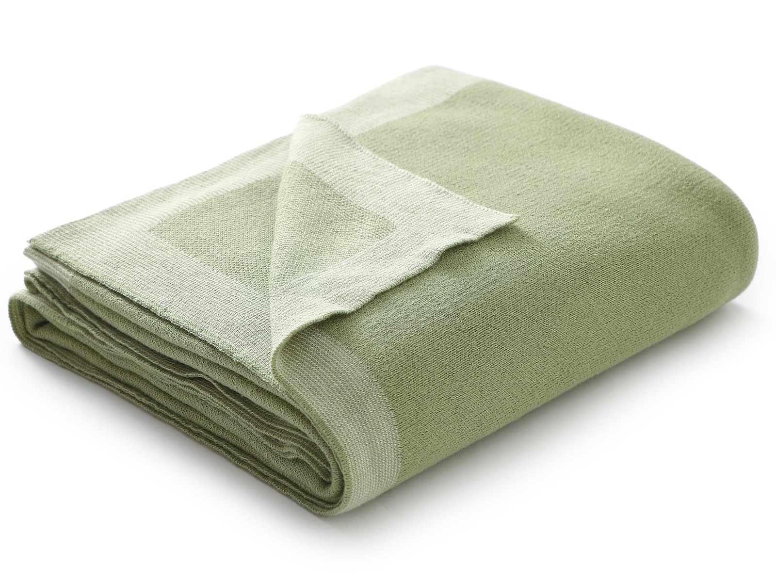 mimixiong Baby Blanket for Newborn 100% Cotton Soft Cozy Knit Baby Boys Girls Gifts Blanket - Beige, 100 x 80cm