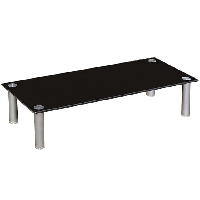 Euro Tische TV-Board TV-Rack Glas in 3 verschiedenen Größen & Farben - perfekt geeignet als Fernsehtisch oder Bildschirmständ