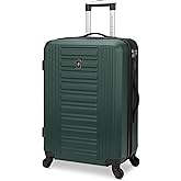 ATLANTIC Acclaim II Hardside Medium Checked Luggage - Spinner Suitcase with TSA Locks and Lightweight Construction - Green, 2