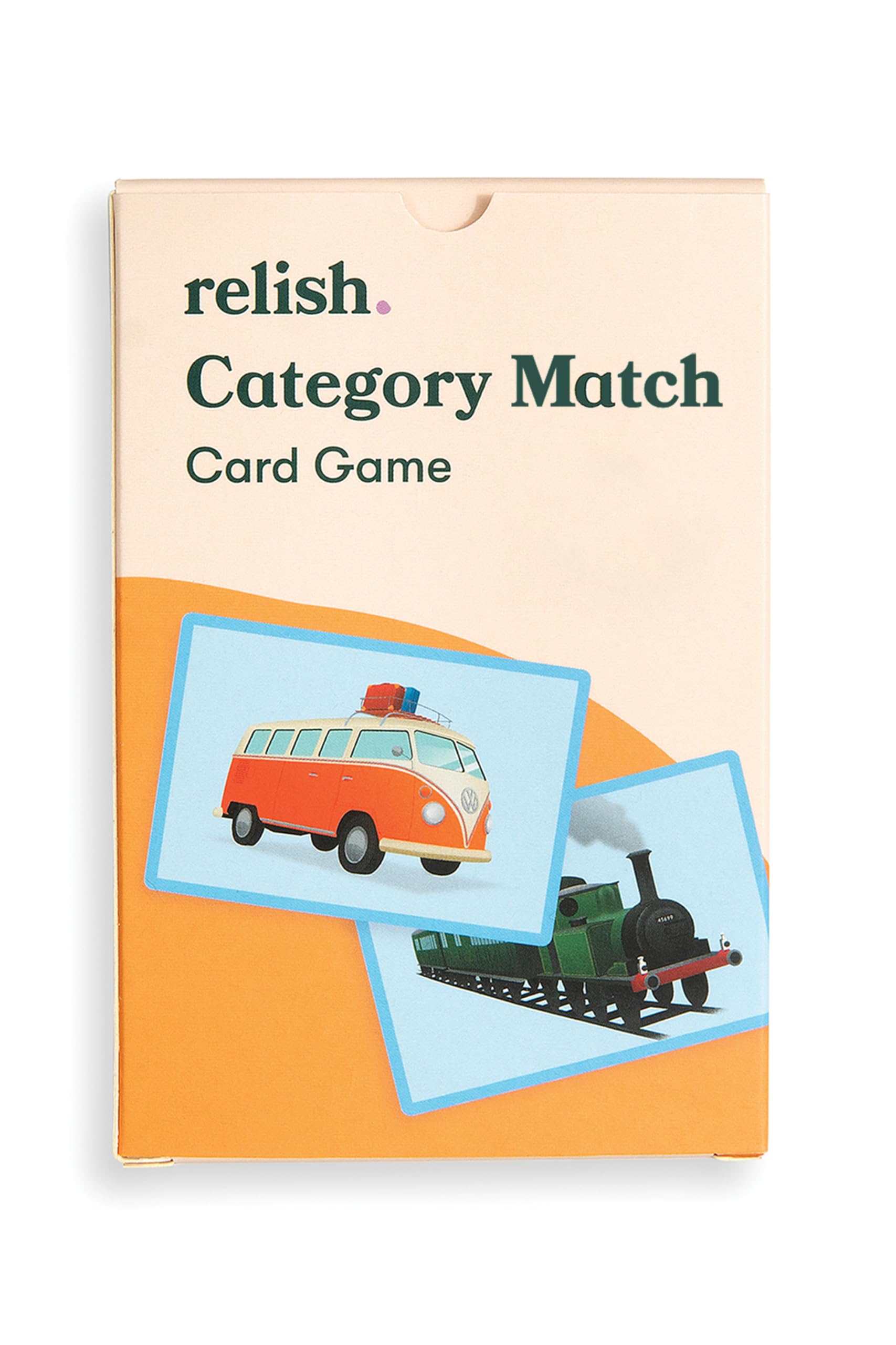 Relish - Category Snap Matching Card Game, Large Images - Alzheimer's & Dementia Activities, Toys for Elderly/Seniors, 3-in-1 Game