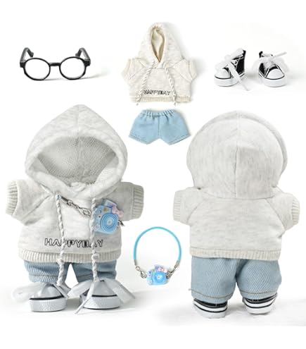Amazon.com: Doll Clothing for labubu 15 / 17 cm Handmade