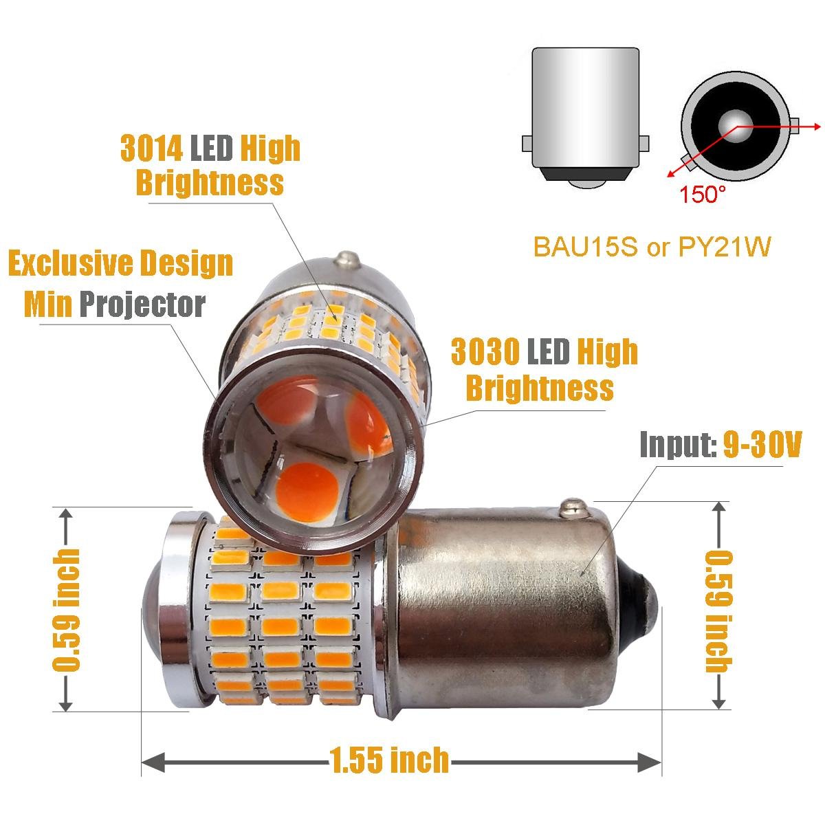 Replace tails and turns with LED bulbs