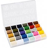 LEONIS Japan 30-Color Handy Polyester Sewing Thread Set, 45m / 50 yds Each [93011]