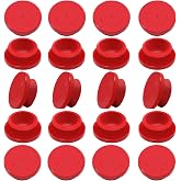 CheeMuii 20 PCS 359-5990 Hubcap 1-1/8" Rubber Plugs Fit for Trailer Hub Cap | 1-1/8" Vented Rubber Replacement Plug Replace for Stemco 359-5990 Fit for Stemco Hub Cap 343-4009, 343-4024, 343-4195, etc