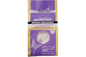 Reefer-Galler Moth-Tek Lavender Scented Moth Ball Packets, Kills Clothes Moths, Carpet Beetles, Eggs & Larvae, 12 oz