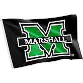 Desert Cactus Marshall University MU Flag - 3 x 5 Feet Thundering Herd Banner, Indoor/Outdoor Durable Fabric, 100% Polyester Design (Style 7)