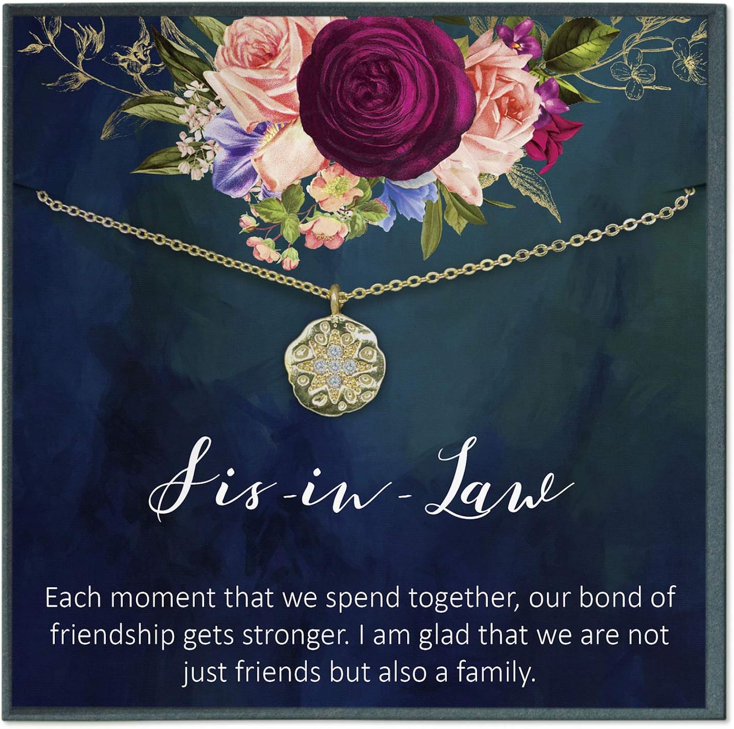 Amazon Com Grace Of Pearl Wedding Gift For Bride From Sister In Law Wedding Gift For Future Sister In Law Gift For Bride From Sister In Law Quote Jewelry