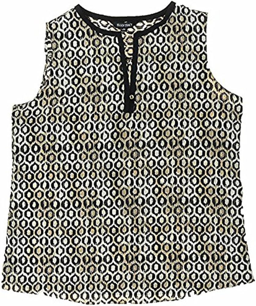 ellen tracy sleeveless blouse