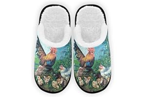 Umidedor Slippers Soft Non-Slip Indoor House Slippers Home Shoes For Bedroom Hotel Travel Spa