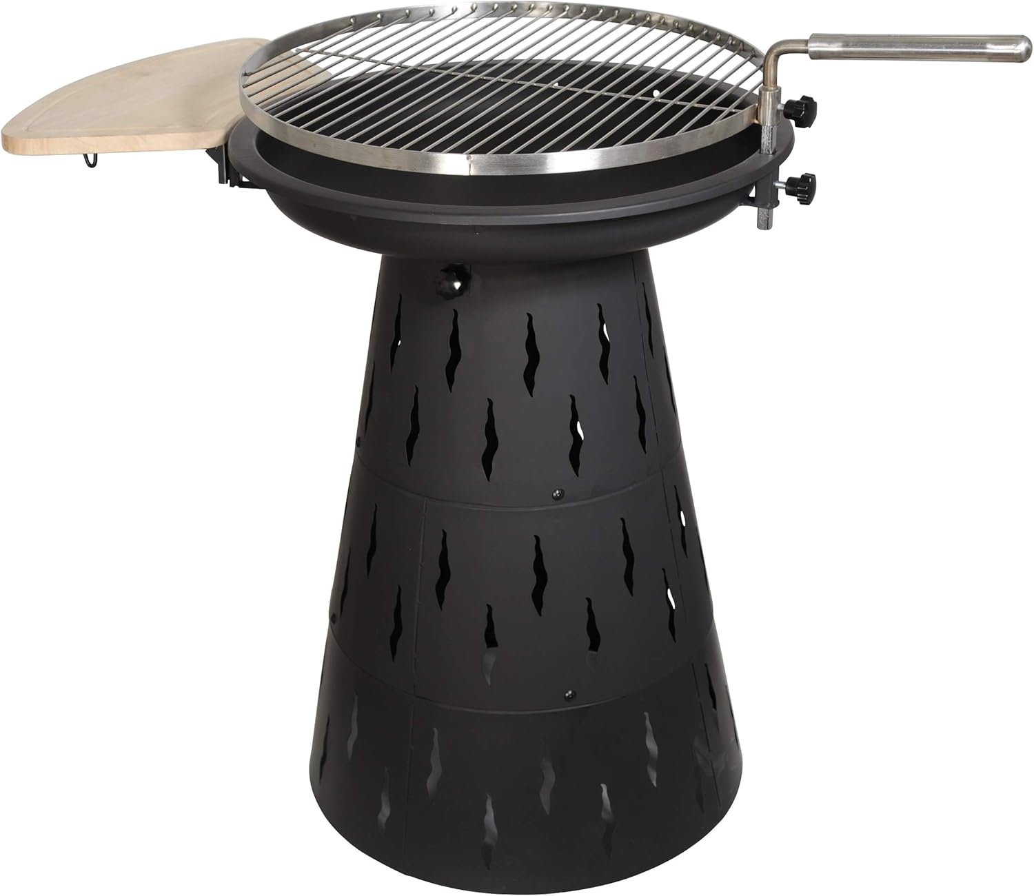 FireKING Feuerschale Feuerkorb Volkano 3 in 1 TÜV geprüft mit Grillfunktion Ø 58cm