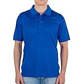ALL Polo Men's Polo Shirt – Performance Quick Dry Short Sleeve Lightweight Regular Fit Classic Pique Casual Collared Top