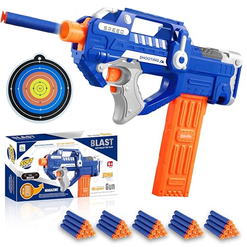 Giociiol Soft Foam Dart Toy Gun, Automatic Blaster Toy for Nerf Gun ...