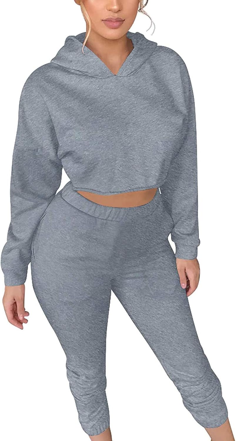 Buy MISYAA 4XL Plus Size Sport Suits Womens Solid Hoodies Matching