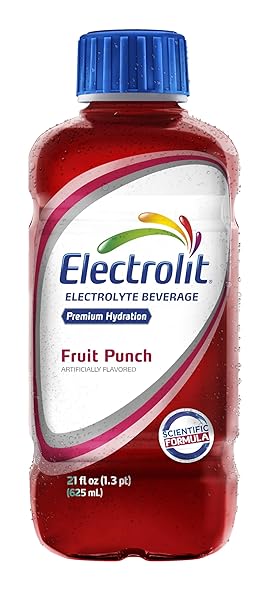 ELECTROLIT, ELECTROLYTE BEVERAGE, FRUIT PUNCH, 21 FL OZ BOTTLE )