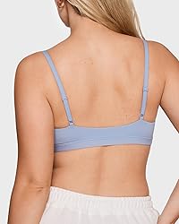 INLYRIC Women's Inbarely Triangle Bralette Plunge