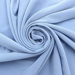 Texco Inc Solid 4-Way Stretch Venezia Polyester