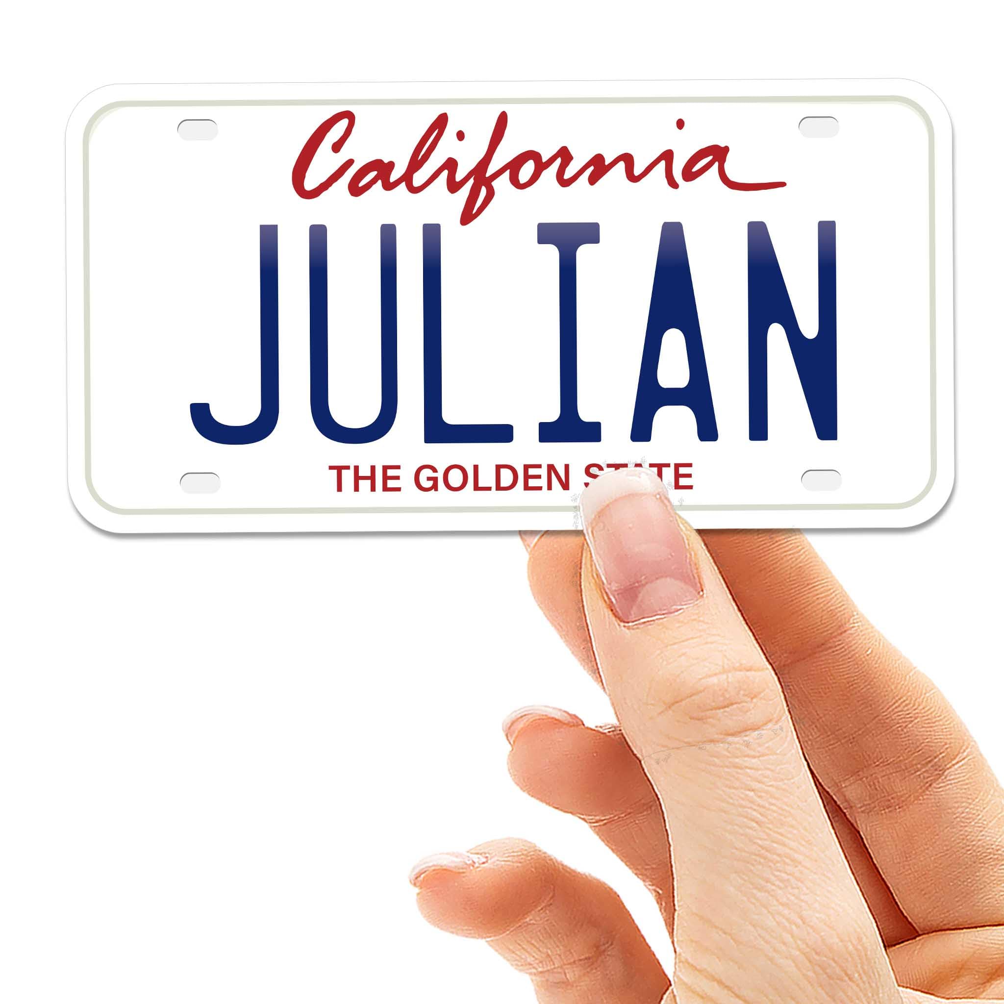 California License Plate Stickers for