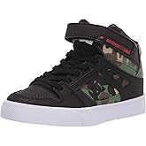 DC Shoes Unisex Kids' Pure High Elastic Lace High-Top Shoes Black Camo - ADBS300324-BLO