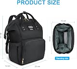 Vicloon Baby Changing Bag Backpack Multi-Function Nappy Diaper Bag Black view 2