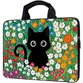 GHJTFC 12Inch Laptop Sleeve Carrying Bag Protective Case Neoprene Sleeve Tote Tablet Cover Notebook Briefcase Bag with Handle (GHFC-021, 12 inch)