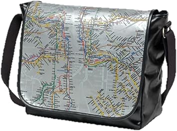 silver messenger bag