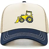 LUDUEIKSW Toddler Trucker Hat for Boys Girls, Adjustable Mesh Back Cap for Kids Ages 2-6