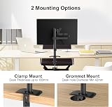 Bracwiser Single Monitor Arm Desk Mount 13-32 inch 10kg VESA 75x75/100x100 view 7