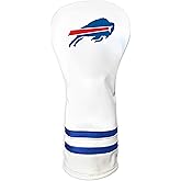 Team Golf NFL White Vintage Fairway Golf Club Headcover, Form Fitting Design, Retro Design