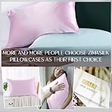 ZIMASILK 100% Mulberry Silk Pillowcase Lavender 50x75 cm 6A 600TC view 6