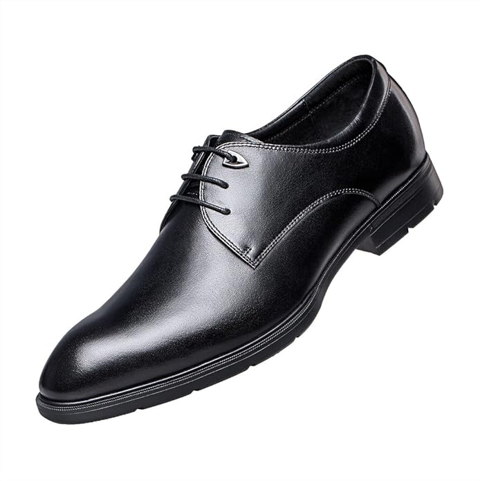 ZRO Men's Lace Up Oxfords Leather Formal Lightweight Dress