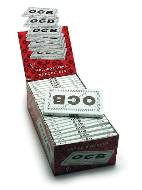 OCB Weiß kurz N 4 - extra dünne Papers Großpackung - 25 Heftchen - head&nature Papers-Shop